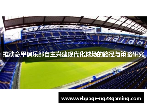 推动意甲俱乐部自主兴建现代化球场的路径与策略研究 推动意甲俱乐部自主兴建现代化球场的路径与策略研究